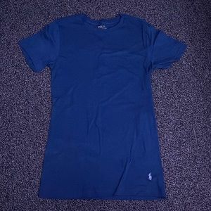 Polo navy blue slim fit short sleeve shirt small men’s